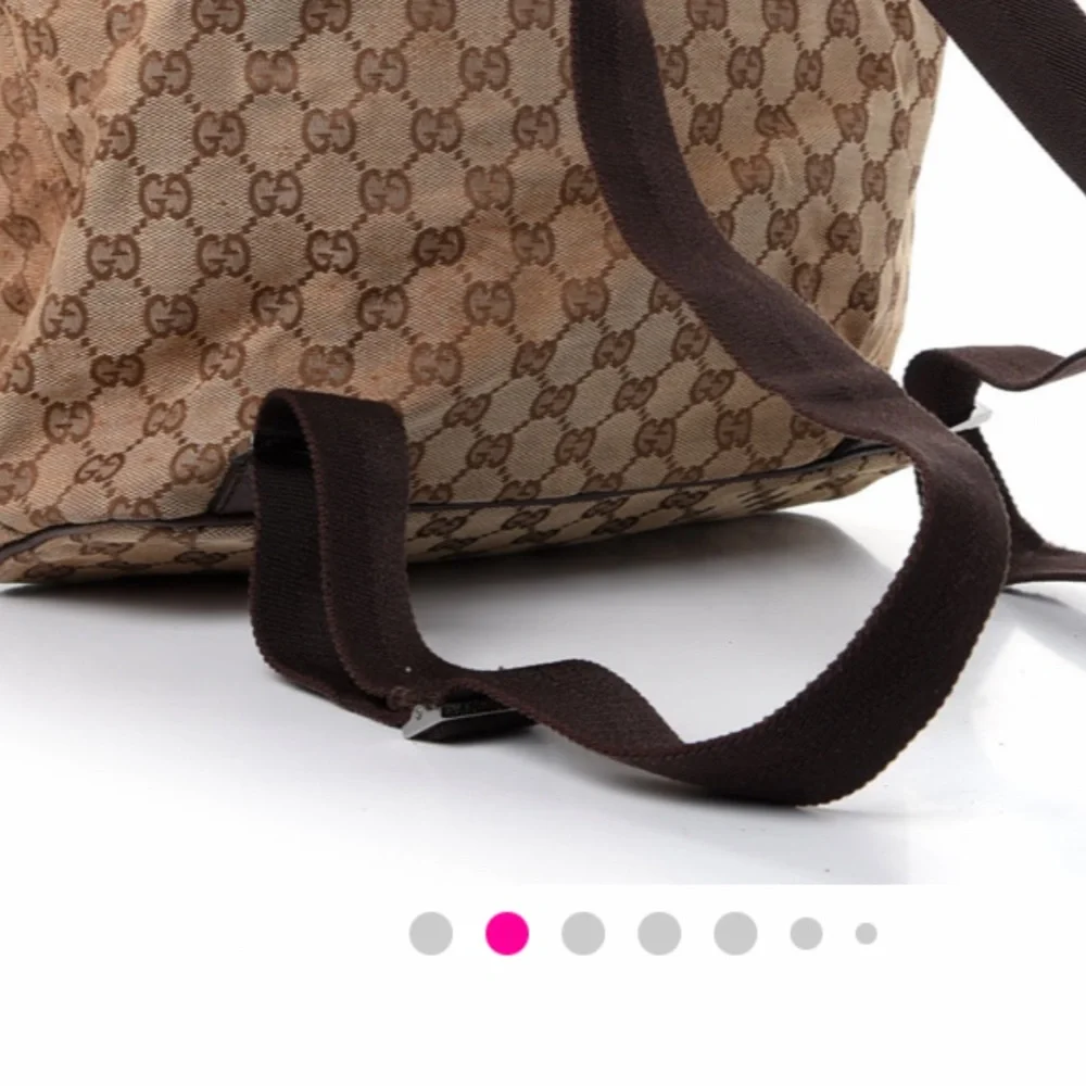 Authentic Gucci GG Backpack Brown - Picture 2 of 8